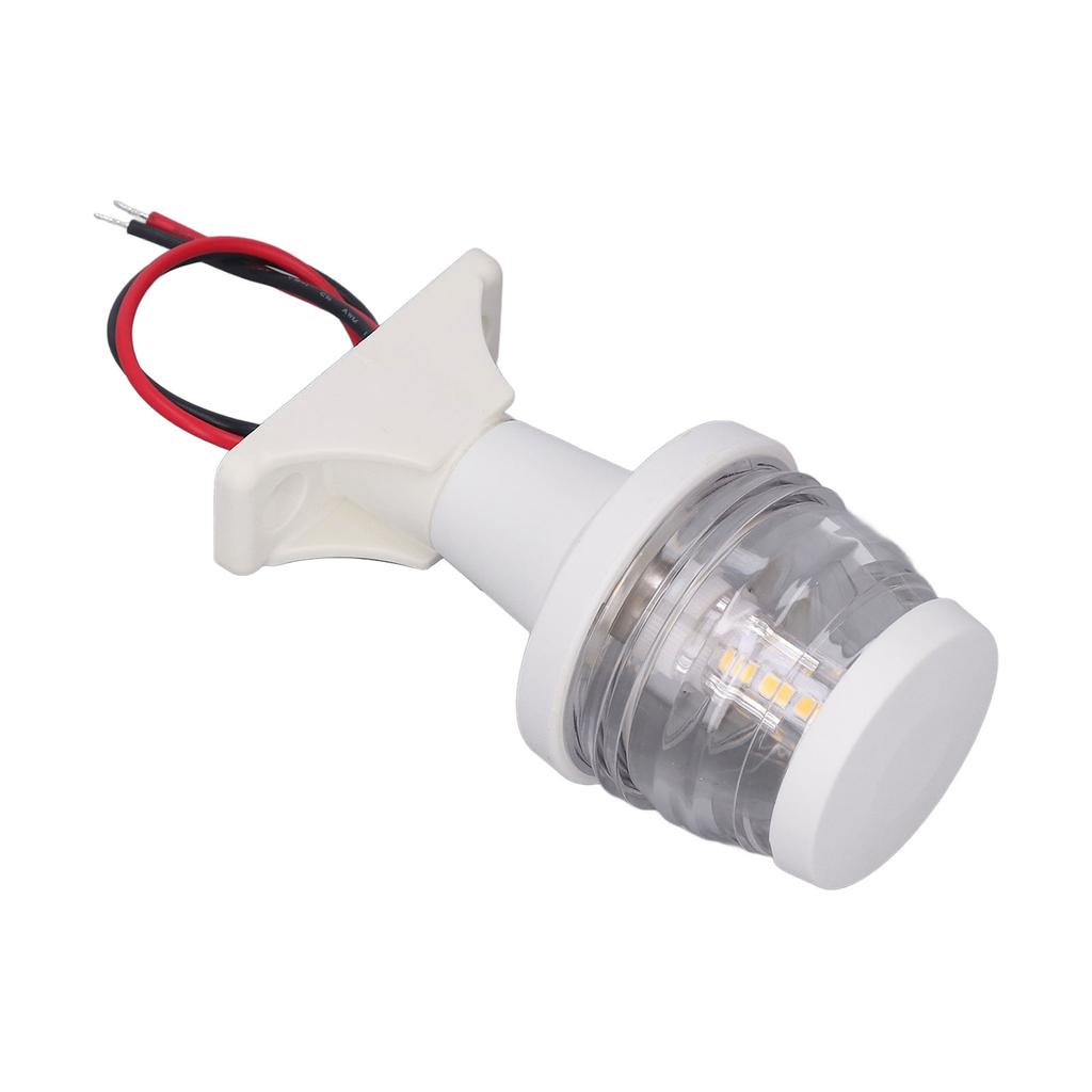 4 Inch White LED Marine Navigation Anchor Light 360 Degree All Around IP65 Waterproof 250LM Anchor