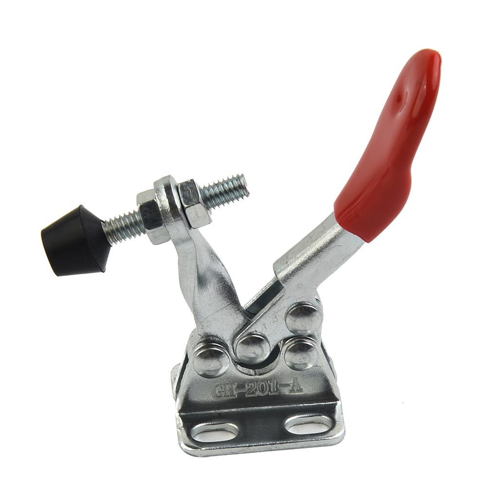 Abrazadera de palanca GH-201A de 10 piezas Liberación rápida Herramienta manual Abrazadera de palanca Conjuntos de clips horizontales Carpintería Abrazaderas verticales de alta resistencia