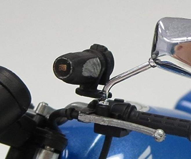 Aoshima Bunka Kyozaisha Naked Bike Honda CB400 SUPER FOUR Осака префектурная полиция небесно-голубой командный синий велосипед 1/12 No.SP