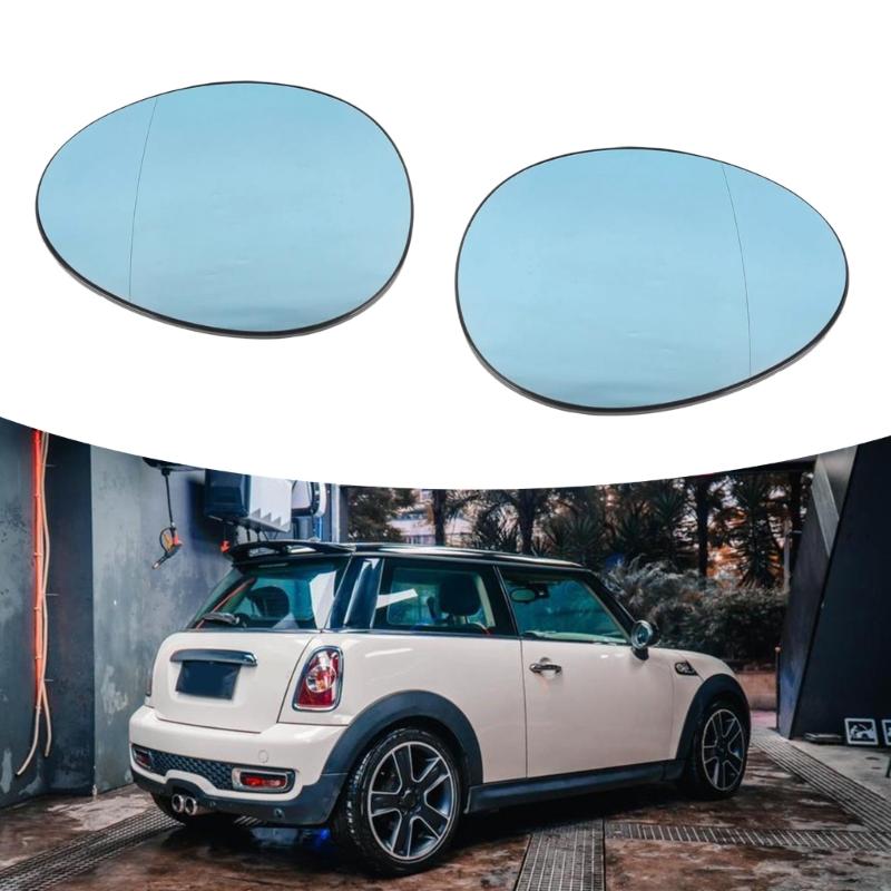 Left/Right Wing Mirror Glass 51169803193 51162755625 51169803194 51162755626 for R55 Rearview Mirror Glass Replacement