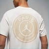 Jordan Paris Saint-Germain Letter Print Round Neck Casual Short Sleeve T-Shirt Men Tops Sail FN5333-133