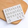 3D Silikon Buchstaben Alphabet Zahl Kuchenform Fondantform Zuckerhandwerk Kerze