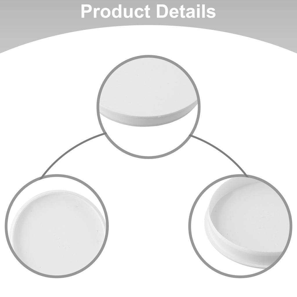 50-160mm Rörlock PVC Innerplugg 50/75/110/160mm Täcklock Rörskydd Avloppsrör Skyddande Kåpa Insats Rördelar