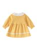 0-6 Years Girls' Long-Sleeve Plaid Cotton Dress - Spring & Autumn Princess Style