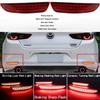 2PCS Rear Reflector Fog Lamp for Mazda3 Axela 2019-2023 Car LED Rear Bumper Brake Light Dynamic Turn Signal Light