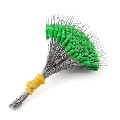 300Pcs Fishing Bobber Oval Silicon Stopper Space Bean Connector Fishing Line