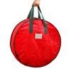 Wreath Storage Bag Wreath Christmas Decor Storage Box Waterproof Organizer Holder Zipper Pouch For Thanksgiving Car Moving