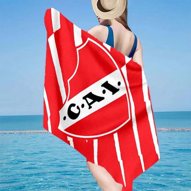 Club Atletico Independiente Microfiber Beach Towel, Lightweight And Quick-Dry, for Summer Travel, Beach Essential, Swimming Pool