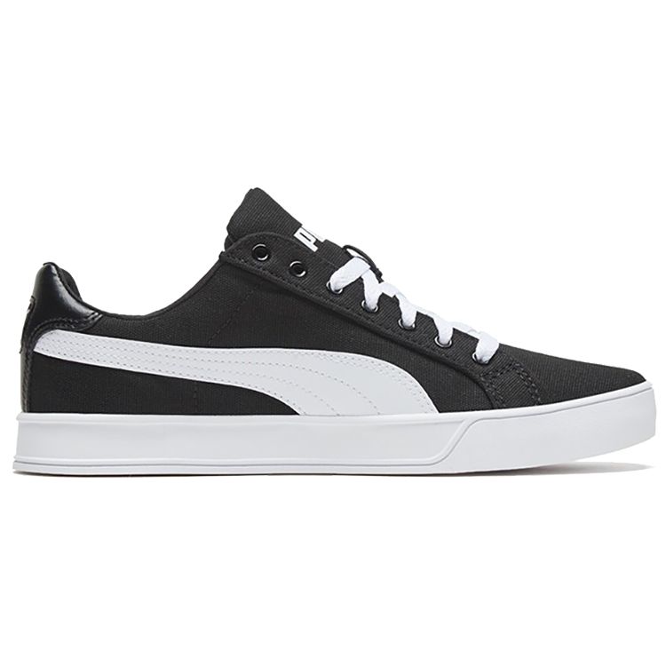 Puma Smash Vulc Canvas Negru Alb Unisex Adidași 374754-02
