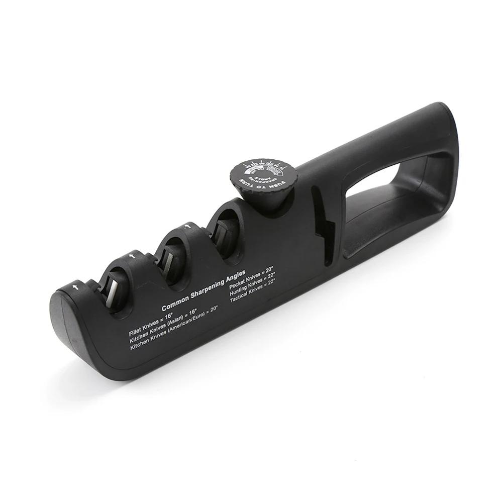 Knife Sharpener Angle Adjustable 4 Stages Scissors Sharpening Stone Professional Kitchen Grinder Knives Whetstone Sharpener Tool