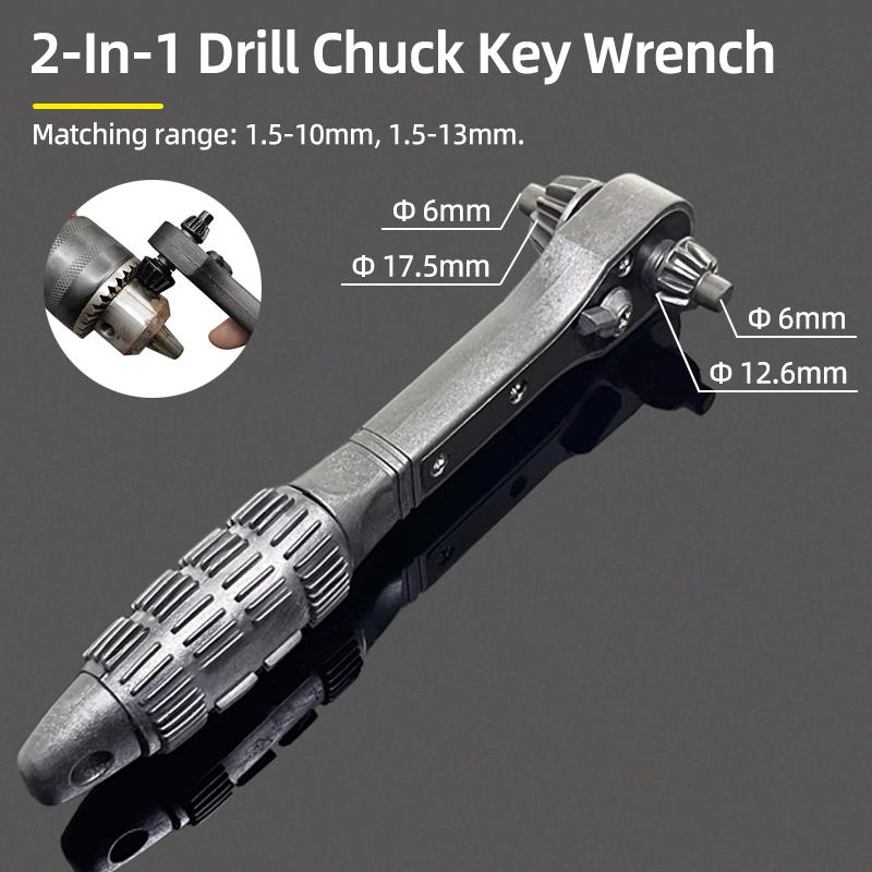1Pc 1.5-10mm OR 0.8-10mm 1/4" Hex Shank Drill Chuck Keyless Drilling Quick Change Bit Adapter Converter Woodworking Power Tool