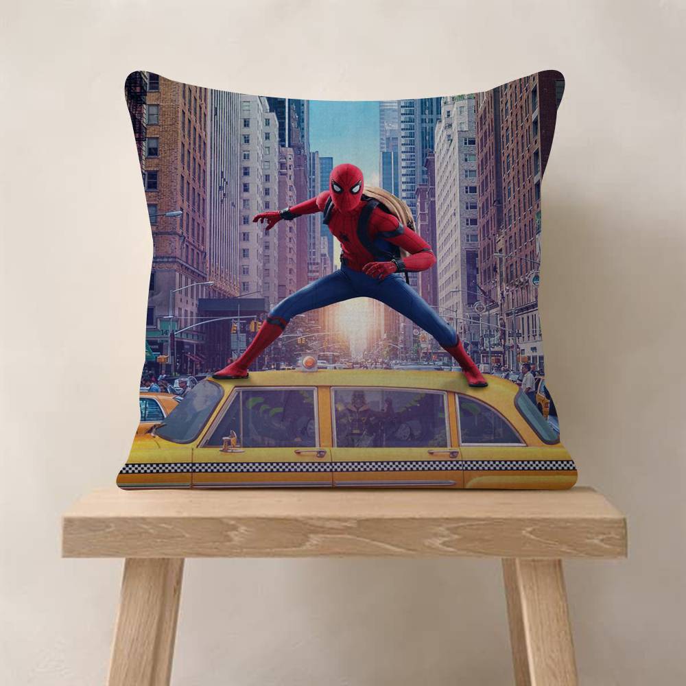 American Cartoon SSpider pc Maple Design Cushion Cover Happy Autumn Harvest Decor Holiday Decorati Pillow Cover