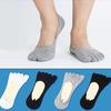 1 Pair Split Toe Socks Comfortable Breathable Cotton Anti-slip Low Cut Socks for Camping