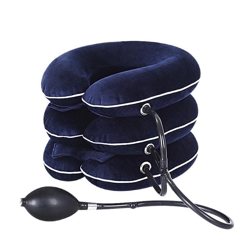 Crystal Velvet Cervical Traction Device: Neck Brace for Forward Head Posture Correction and Support.