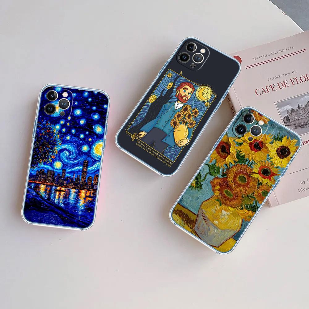 Starry Night Van Gogh Painting Case for Motorola G10 G20 G30 G31 G32 G34 G35 G41 G42 G50 G51 G52 G55 G60 G60S G62 G71 G72 G75