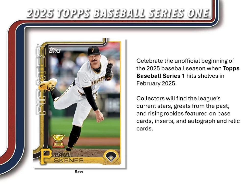 2025 Topps Series 1 Baseball Hobby Box