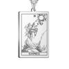 Dawapara The Major Arcana Tarot Cards Vintage Amulet Pendant for Necklaces Accessories Wholesale Stainless Steel