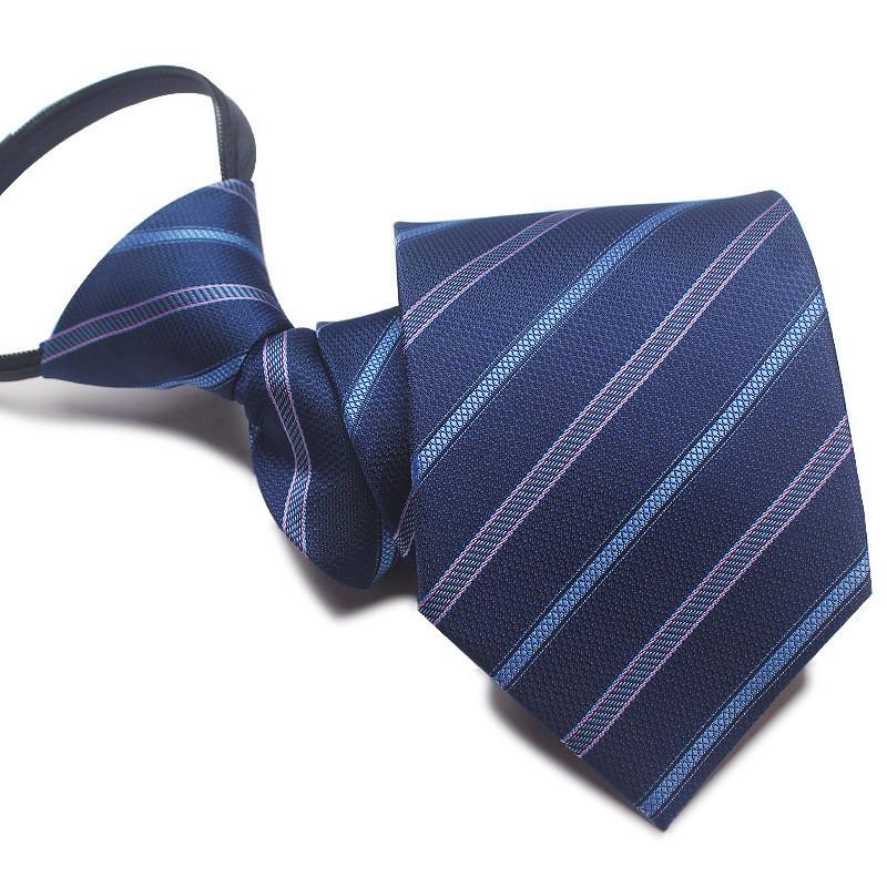 Mens Business Polyester Tie With Arrow Design And Zipper Closure For Office
