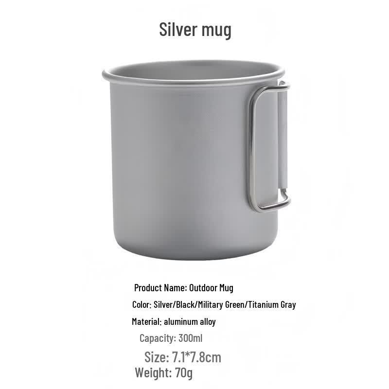 Gongziyu Outdoor Portable Folding Camping Mug Set
