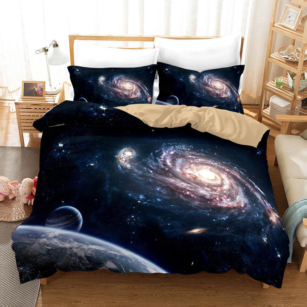 Space Planet E-Commerce Three-Piece American 3D Digital Printing Kit