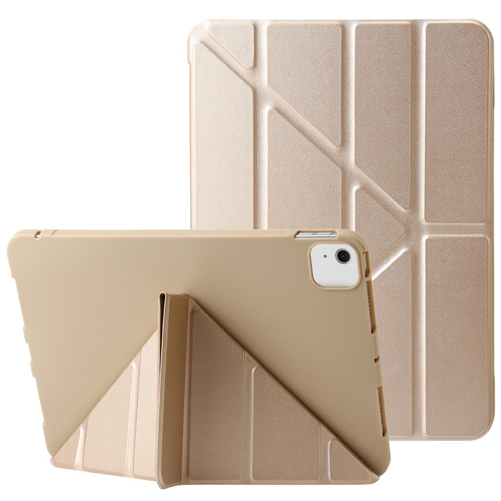 Für iPad Air 13 (2025)/(2024) Hülle Origami Ständer PU-Leder+Silikon Tablet-Hülle mit Auto Sleep/Wake