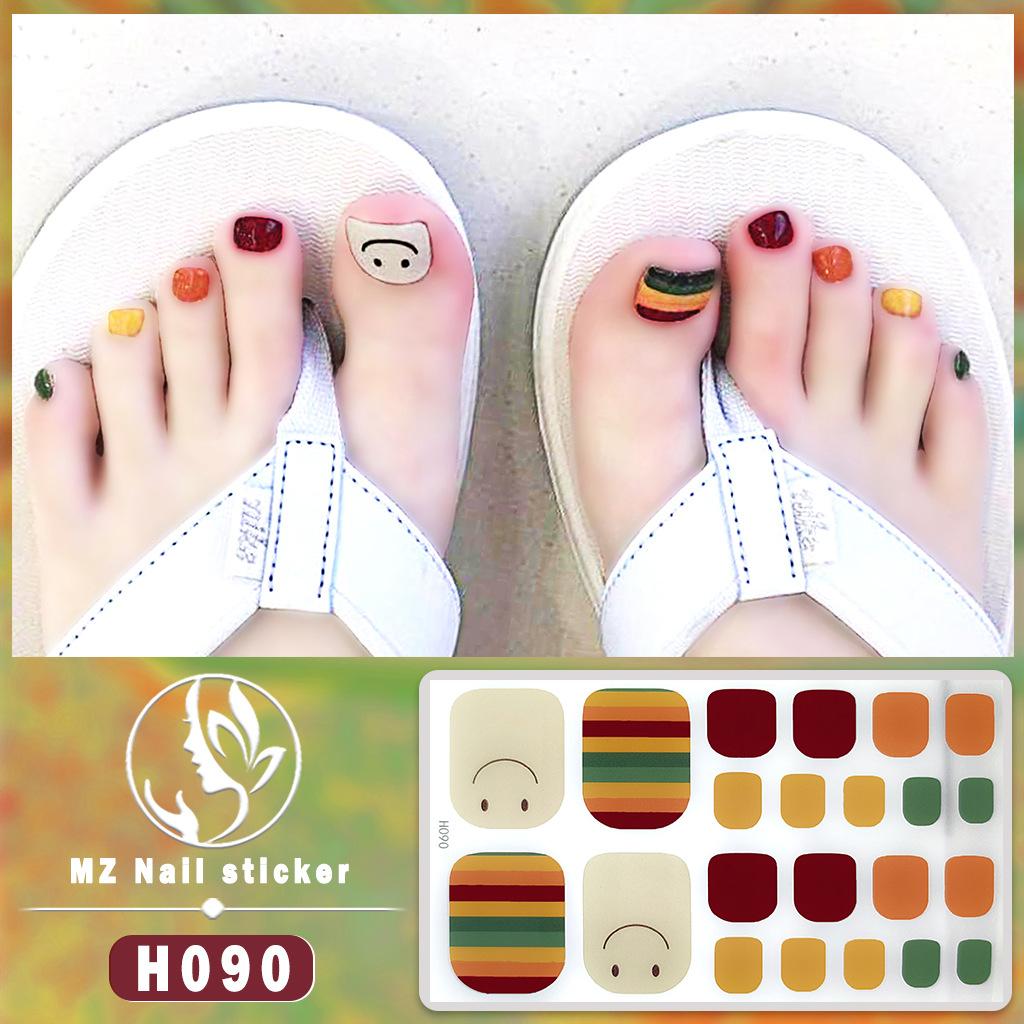 3D Faux Diamond Toe Nail Stickers, Waterproof Long-Lasting Skin Brightening Toe Nail Patches