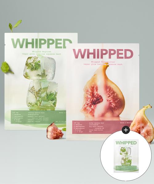 Whipped Vegan Squeeze Mask 30ea Select 3 (Fig Butter/Mug Tree) (Moisturizing & Radiant) Fig Butter
