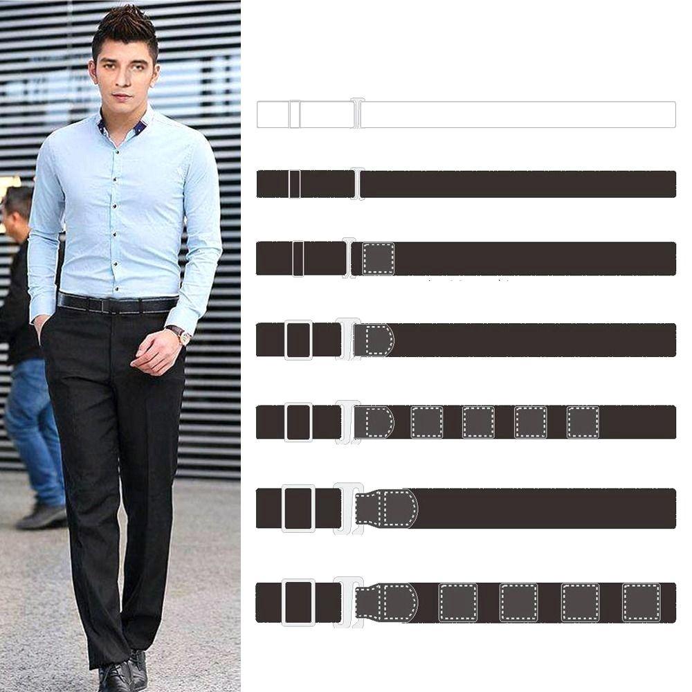 Universal Adjustable Shirt Stay Belt Elastic Non-slip Shirt Fixed Holder Keep Shirt Tucked in For Men Women