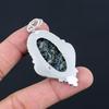 925 Sterling Silver Kambaba Jasper Stone Art Deco Anniversary Pendant Jewelry