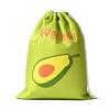 Banana Storage Bag Drawstring Closure Aluminum Lining Easy to Clean Multi-purpose Reusable Fruit Vegetable Protective Bag