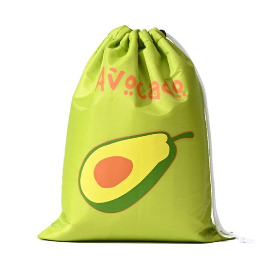 Banana Storage Bag Drawstring Closure Aluminum Lining Easy to Clean Multi-purpose Reusable Fruit Vegetable Protective Bag