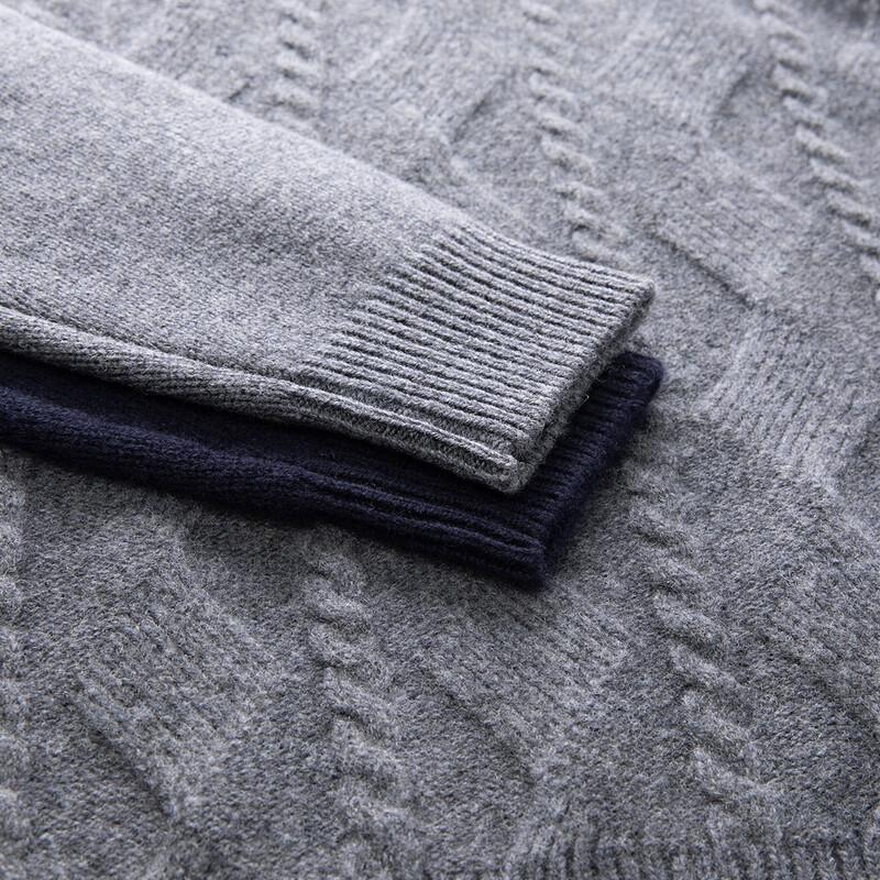 MONTAGUT Men's Merino Wool Round Neck Sweater