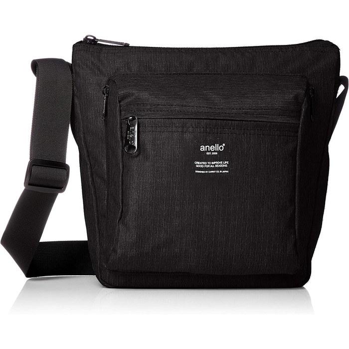 TRACK Shoulder Bag A5 Water-Resistant Multi-Compartment Black Free Size
