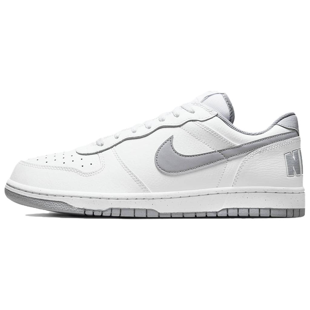 Nike Big Abrasion Resistant Low Top Skateboard Shoes Men's White Red 355152-106(Team1180-)