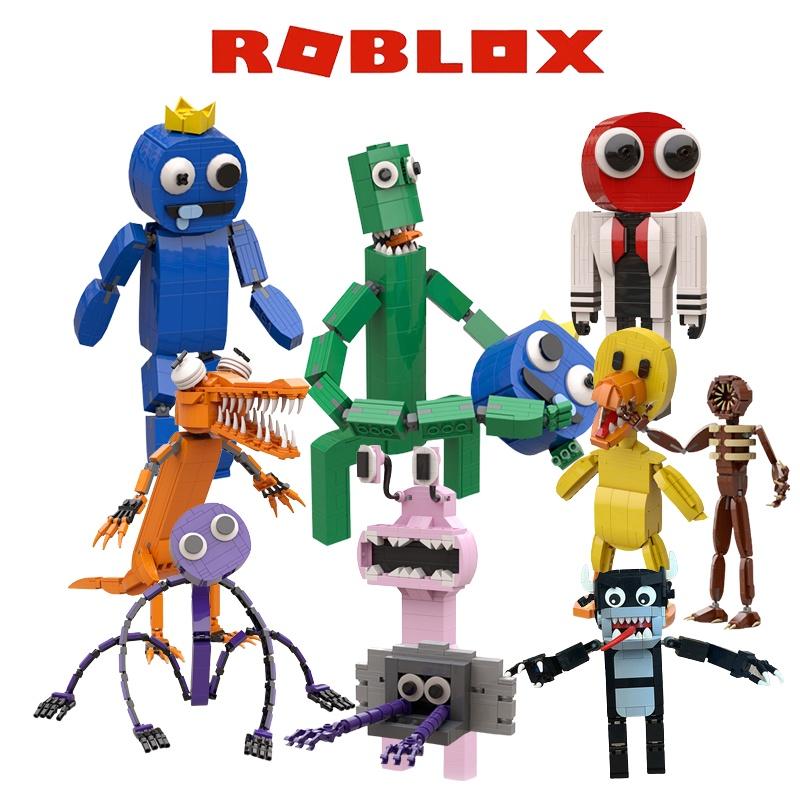 Roblox Rainbow Friends Blaue Bausteine Modell Hochwertige Diy Actionfigur