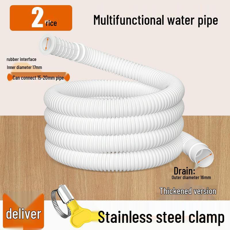 Thickened Air Conditioner Drain Extension Hose for Outdoor Units