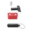 OBD Port Locking Tool, Aluminium Alloy Anti Theft OBD Port Protector Locking Device, with Tamper Proof Structure, for Cars SUVs Trucks
