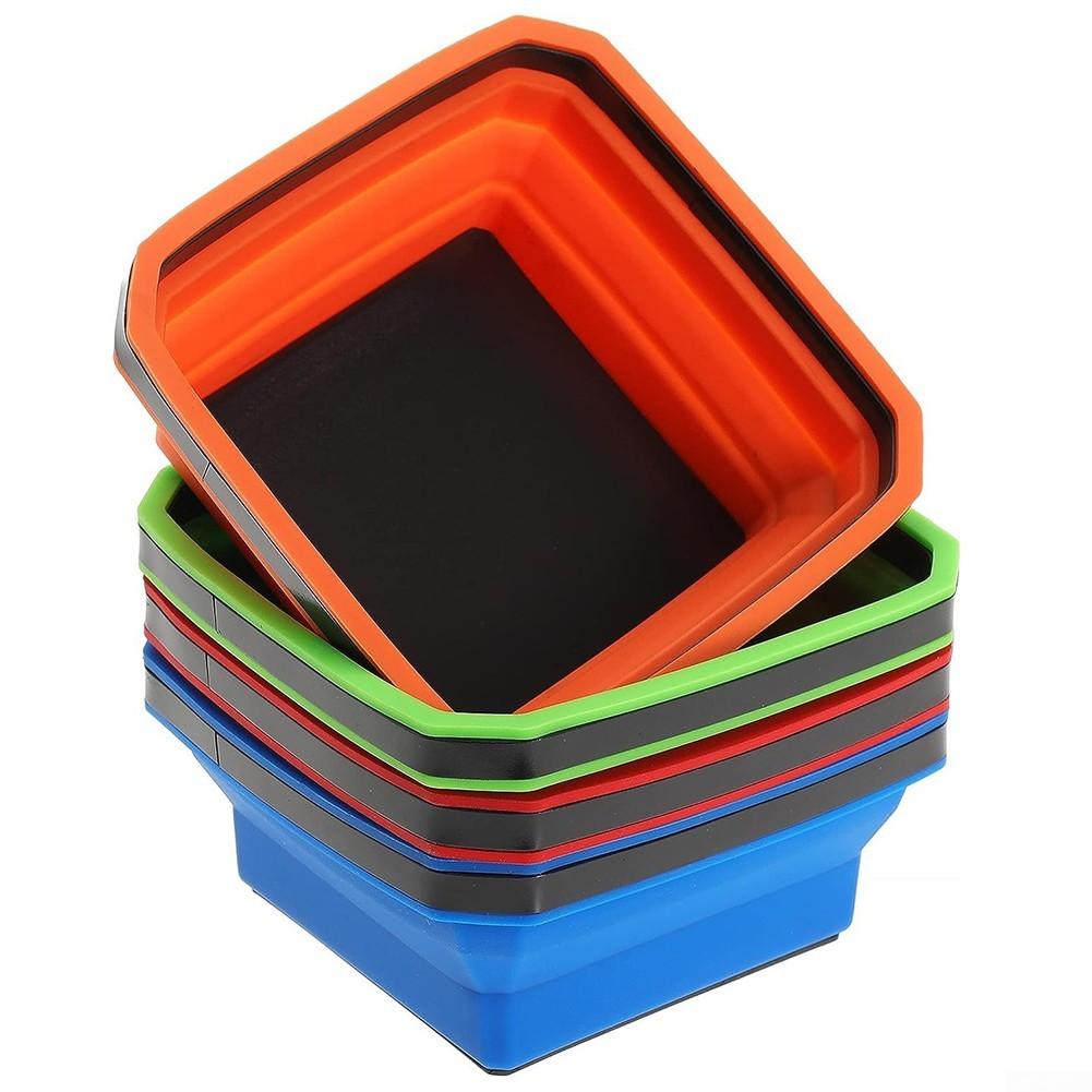 Compact Magnetic Screw Tray Package Content Compartments