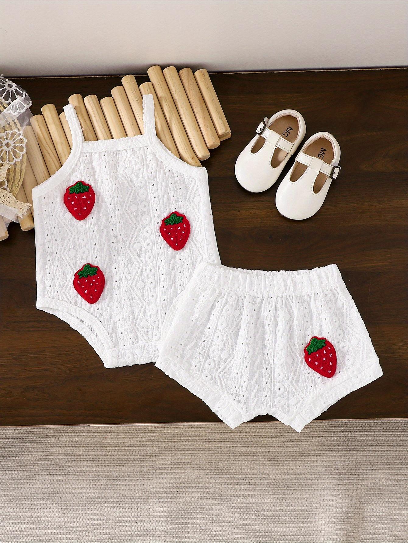 

2-piece summer cute baby/boy short-sleeved one-piece dress + shorts set, in solid color, comfortable and lightweight 80 белый