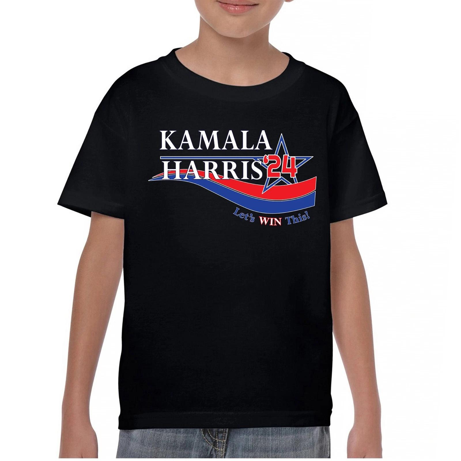 

Kamala Harris 24 Youth kids boys T-Shirt Let s Win This Madam President Im Speaking Kids 110