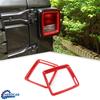 Red Taillight Lamp Guard Cover Ring Trim For Jeep Wrangler JL 2018+ Accessories