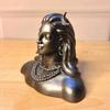 Statua Adiyogi Śiwy na deskę rozdzielczą samochodu, do pudży i na prezent, Murti Mahadewa, Śankara do dekoracji domu i biura/Przedmioty na prezenty diwali (Pakiet 1) (Gunmetal)
