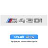 BMW Gray Car Emblem Stickers M330I M340I M550I M240I M530I Rear Modifications