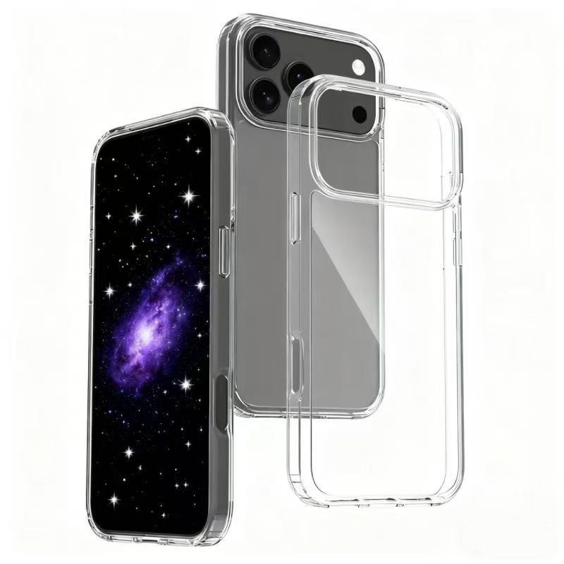 

Luxury Shockproof Clear Case For iPhone 17 15 14 13 Pro Max 17Pro Fashion Phone Cases For iPhone17 16 Pro Max Transparent Cover For iPhone 17Pro Max чистый