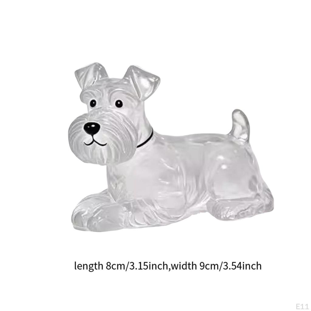 Dog Keychain Pet Hair Container Accessories Charm Memorial Storage Box