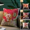 Cute Role Strawberry Shortcake-Cartoon Pillow Case Silky elegant Comfort Sofa Bed  Invisible zipper Beach pillowcase