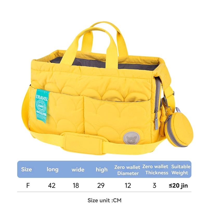 Macaroon Pet Cat Bag Large Capacity Cat Cage Cat Backpack Load Capacity 10Kg Outdoor Portable Pet Backpack