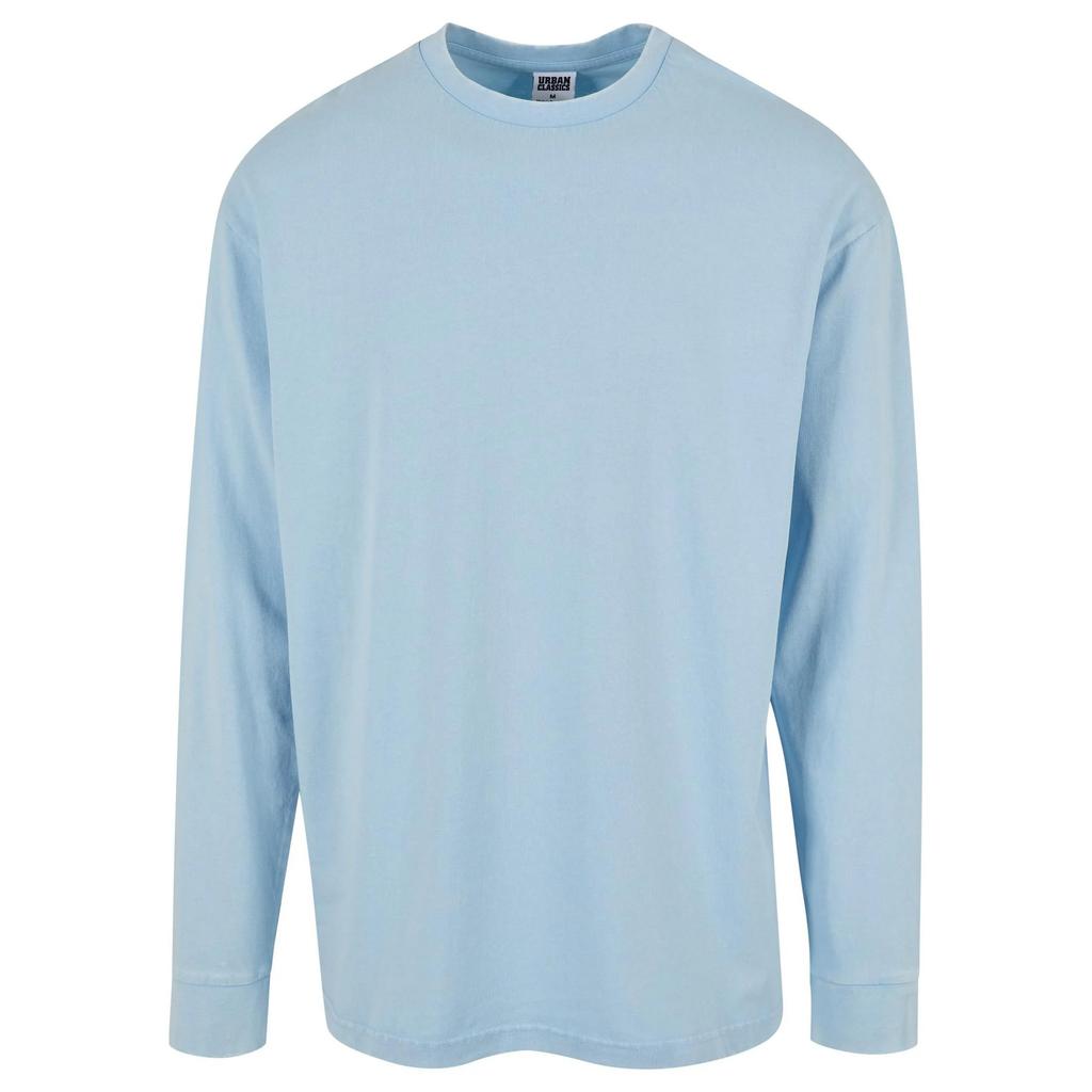 Urban Classics Mens Acid Wash Heavyweight Boxy Long-Sleeved Top