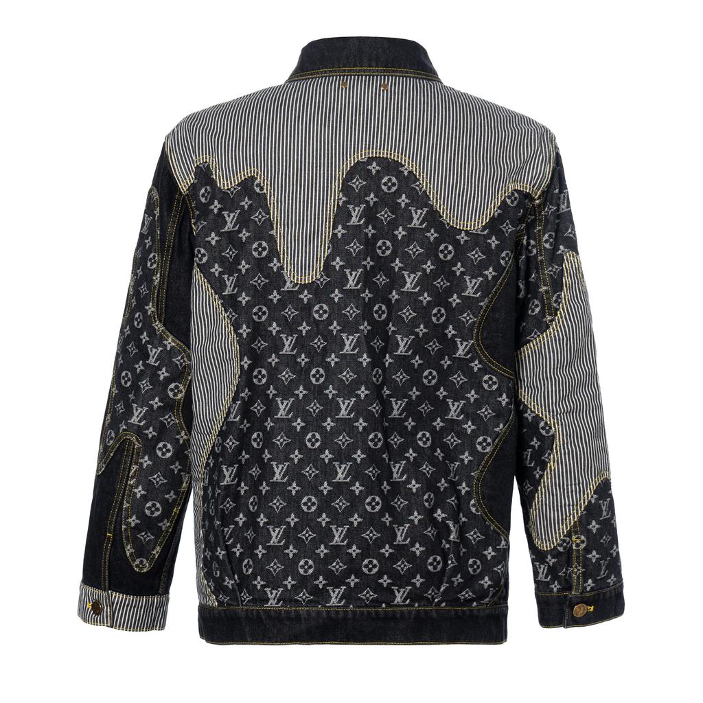 Louis Vuitton Denim Jacket Men's Black 1A9K64