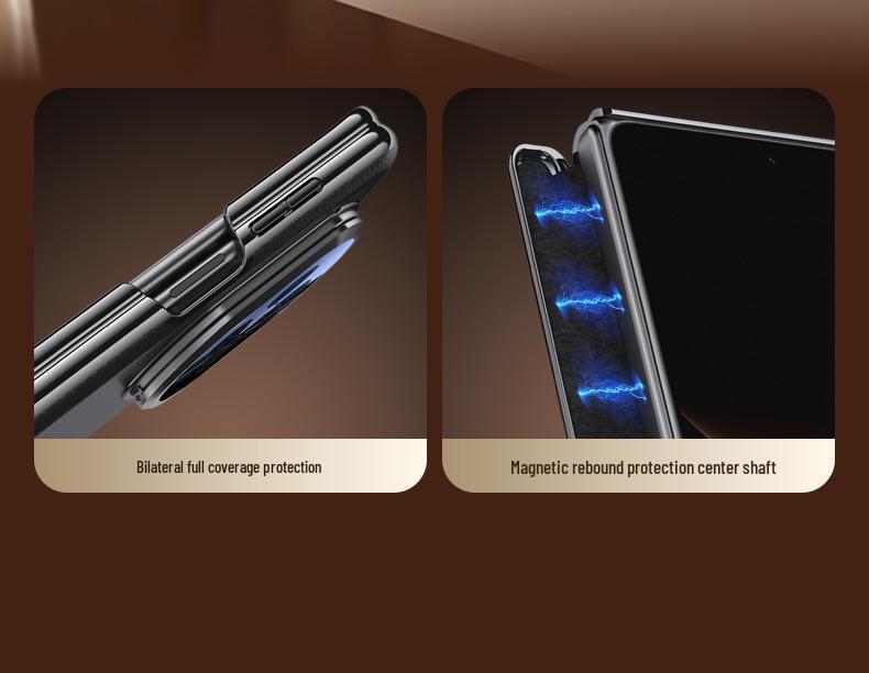 Huawei Matex7 Collector's Edition Magnetic Foldable Phone Case - Full Coverage, Anti-Drop, Double Central Axis Lens Protection